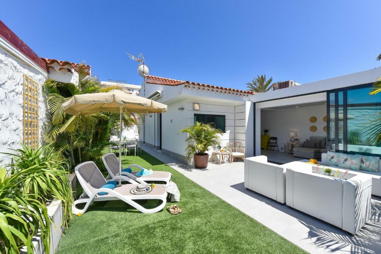 Cozy Bungalow For 6 In Playa Del Ingles Gd04 By Villagrancanaria Exteriér fotografie